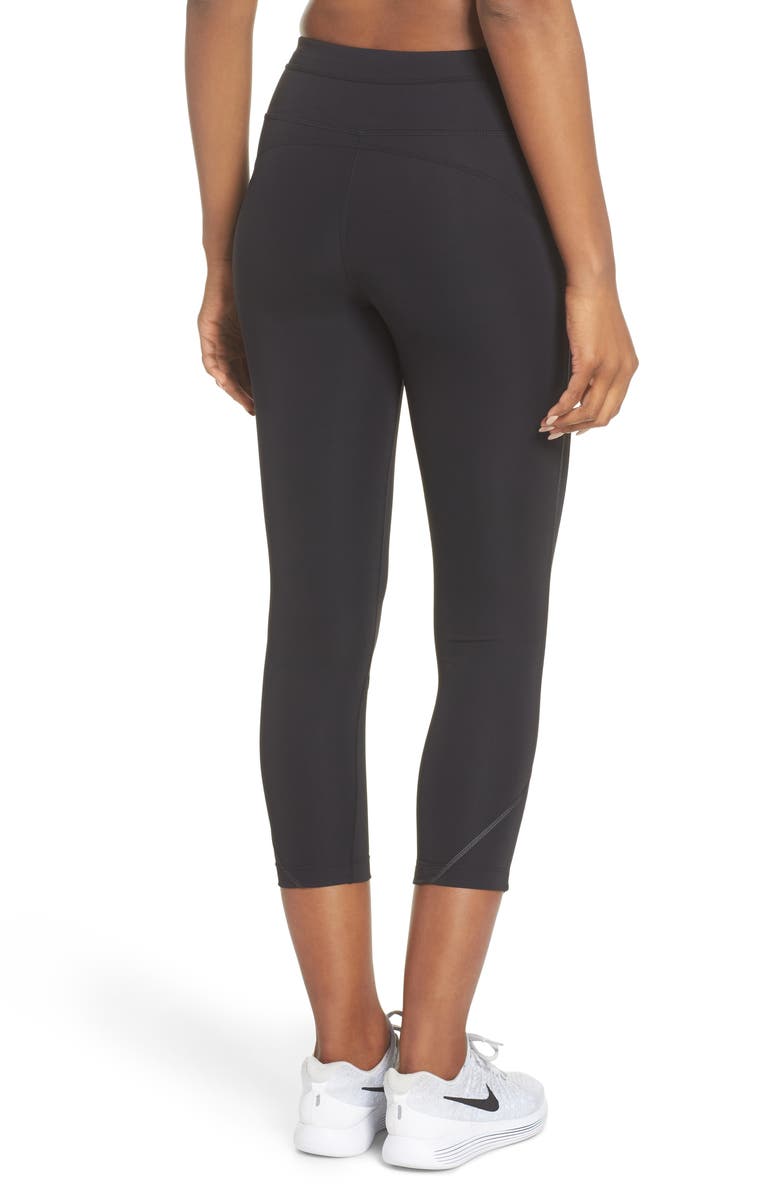 Zella All In One Crop Leggings, Alternate, color, 