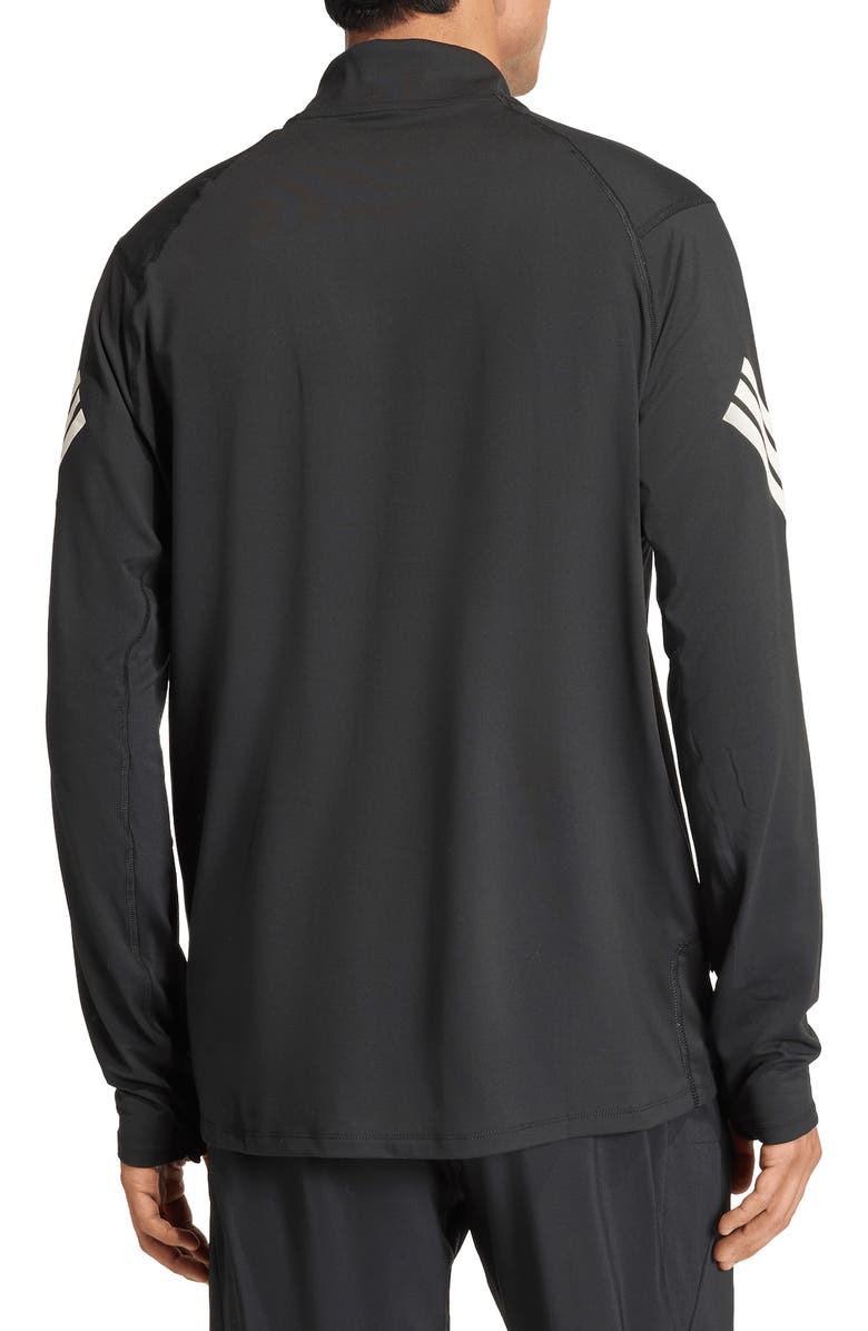 adidas ADI365 Quarter Zip Mock Neck Jacket, Alternate, color, Black