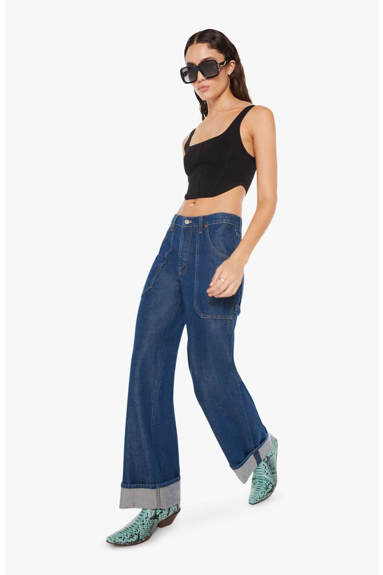 The Smoothie Carpenter Sneak Wide Leg Jeans, Alternate, color, CLEAN YOUR PLATE