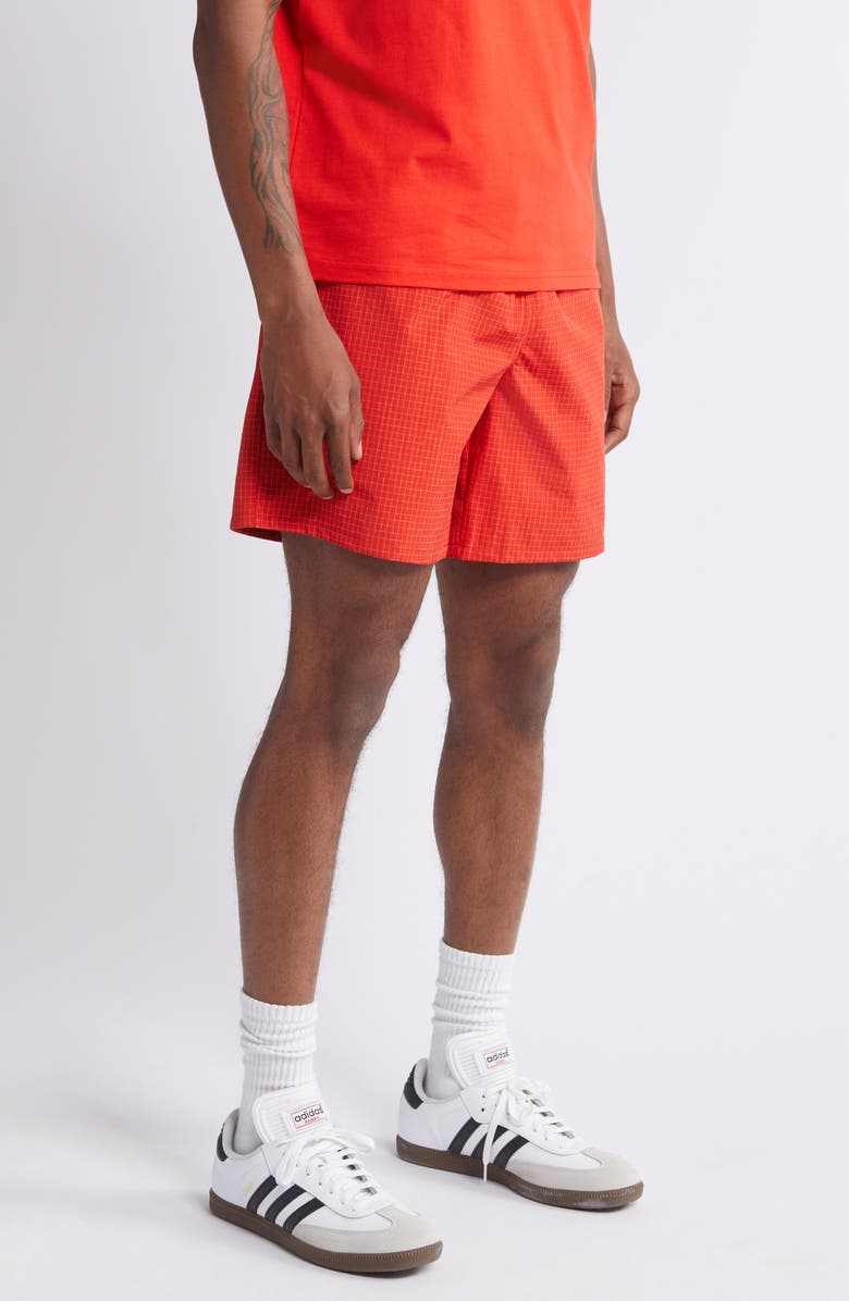 ICECREAM Pyramid Nylon Shorts, Alternate, color, Fiery Red
