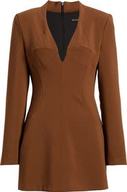 Black Halo Kenna Long Sleeve Minidress