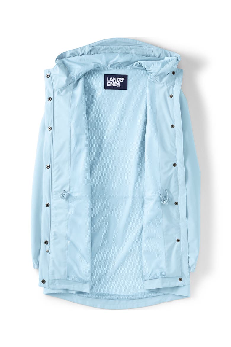 Squall Packable Waterproof Raincoat, Alternate, color, Subtle Blue