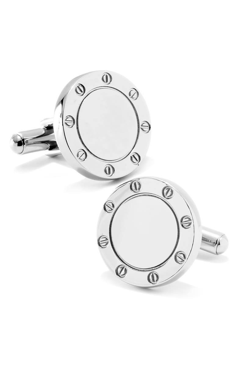 Cufflinks, Inc. Stainless Steel Cuff Links, Main, color, 