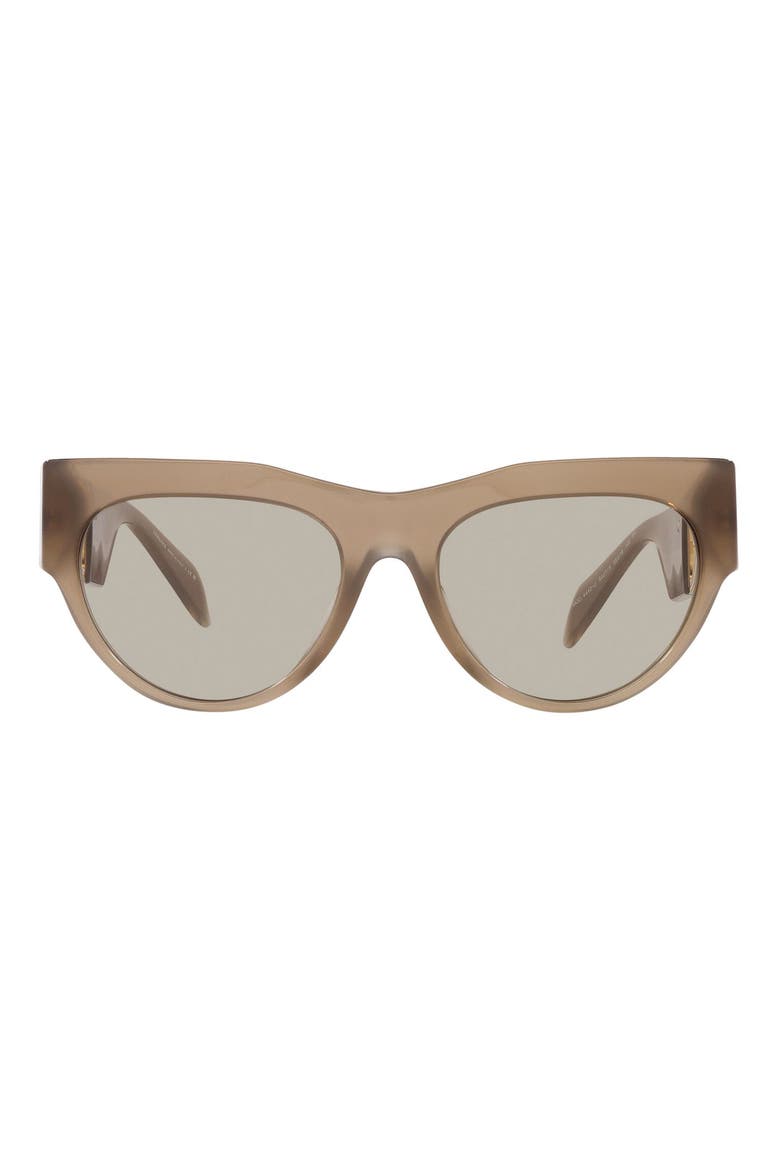 56mm Cat Eye Sunglasses, Main, color, OPAL BROWN