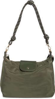 URBAN EXPRESSIONS Nylon Flap Crossbody Bag