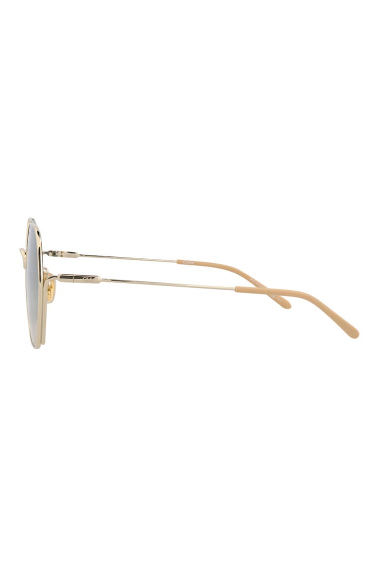 59mm Rectangular Gradient Sunglasses, Alternate, color, GOLD/ GREEN