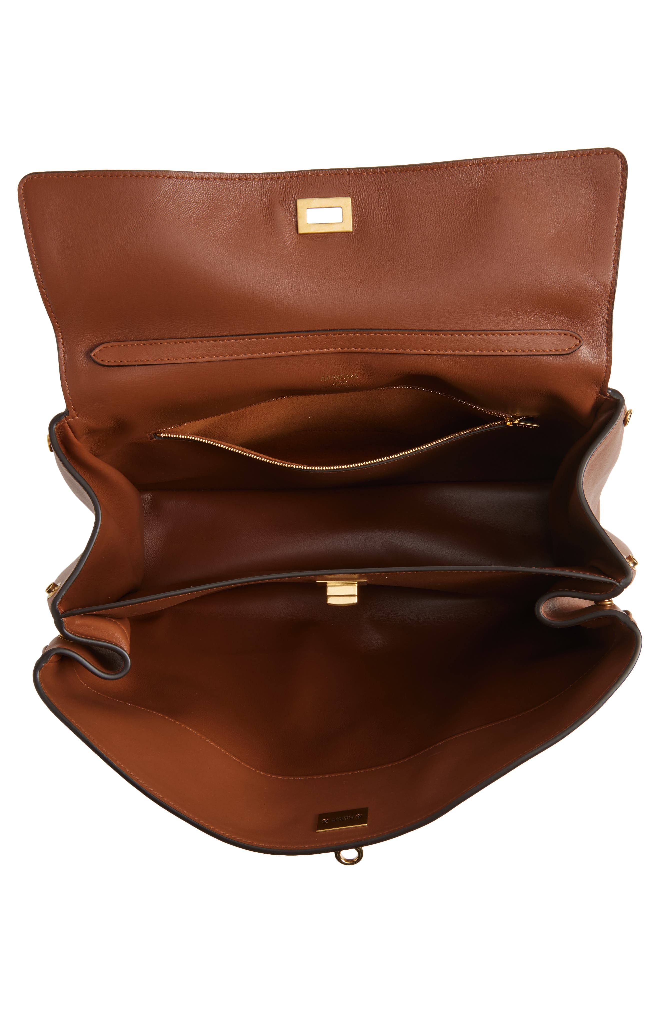 Medium Rodeo Leather Handbag, Alternate, color, 2237 NEW TAN