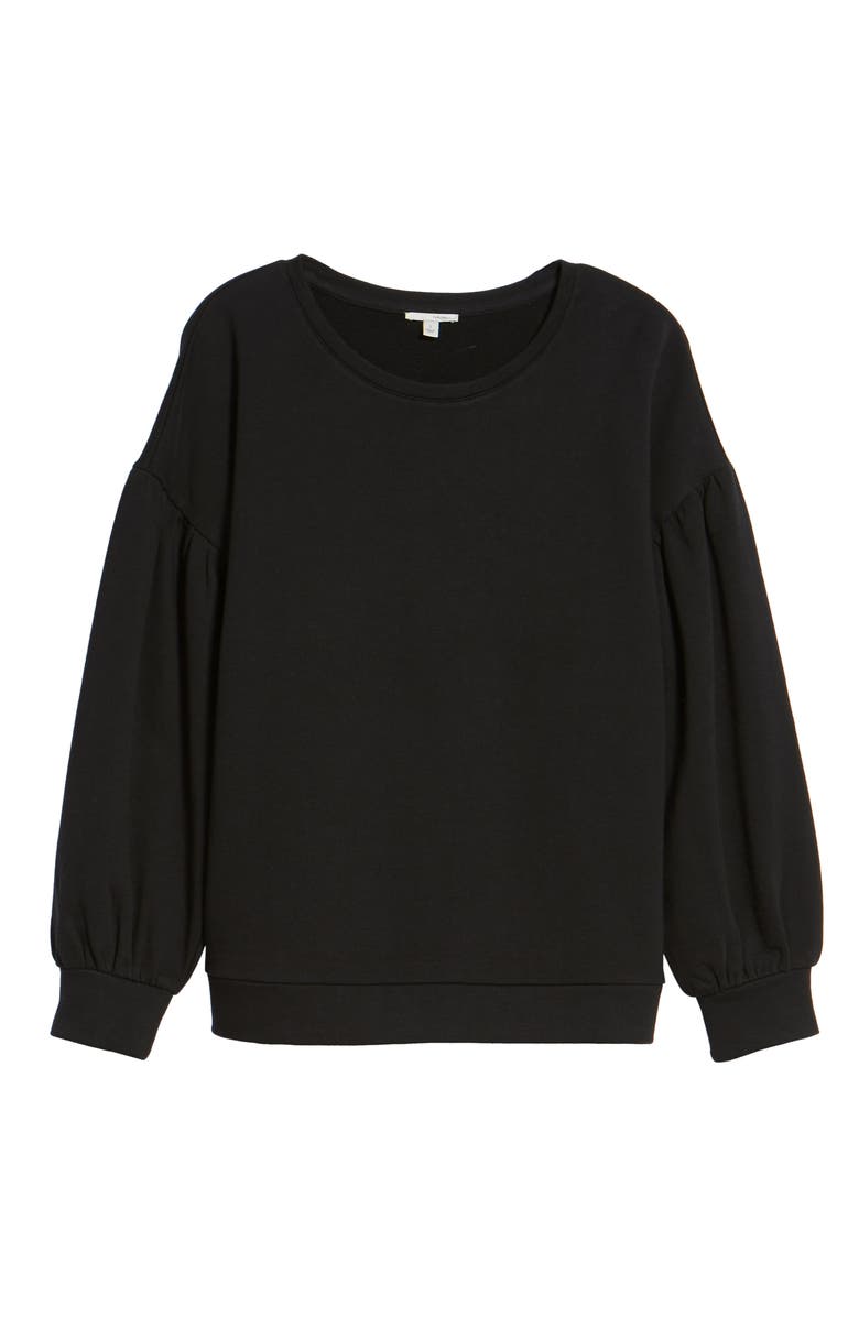 Halogen<sup>®</sup> Blouson Sleeve Sweatshirt, Alternate, color, 