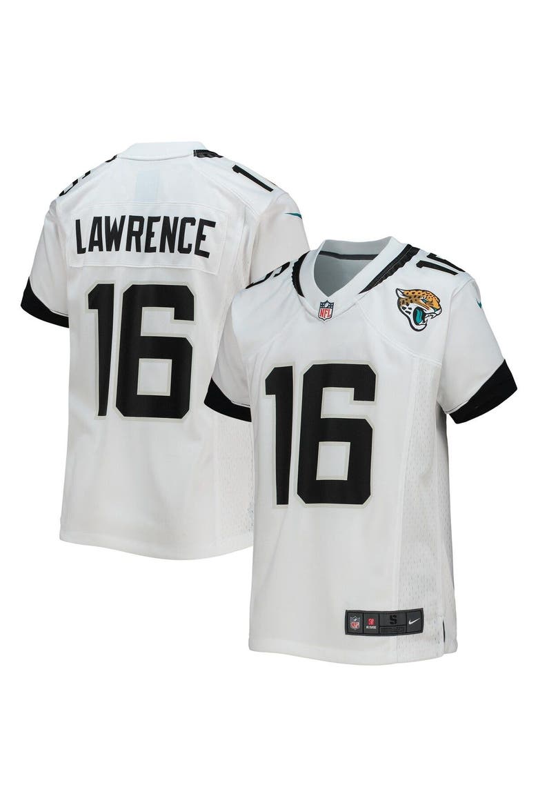 Youth Nike Trevor Lawrence White Jacksonville Jaguars Game Jersey, Alternate, color, White