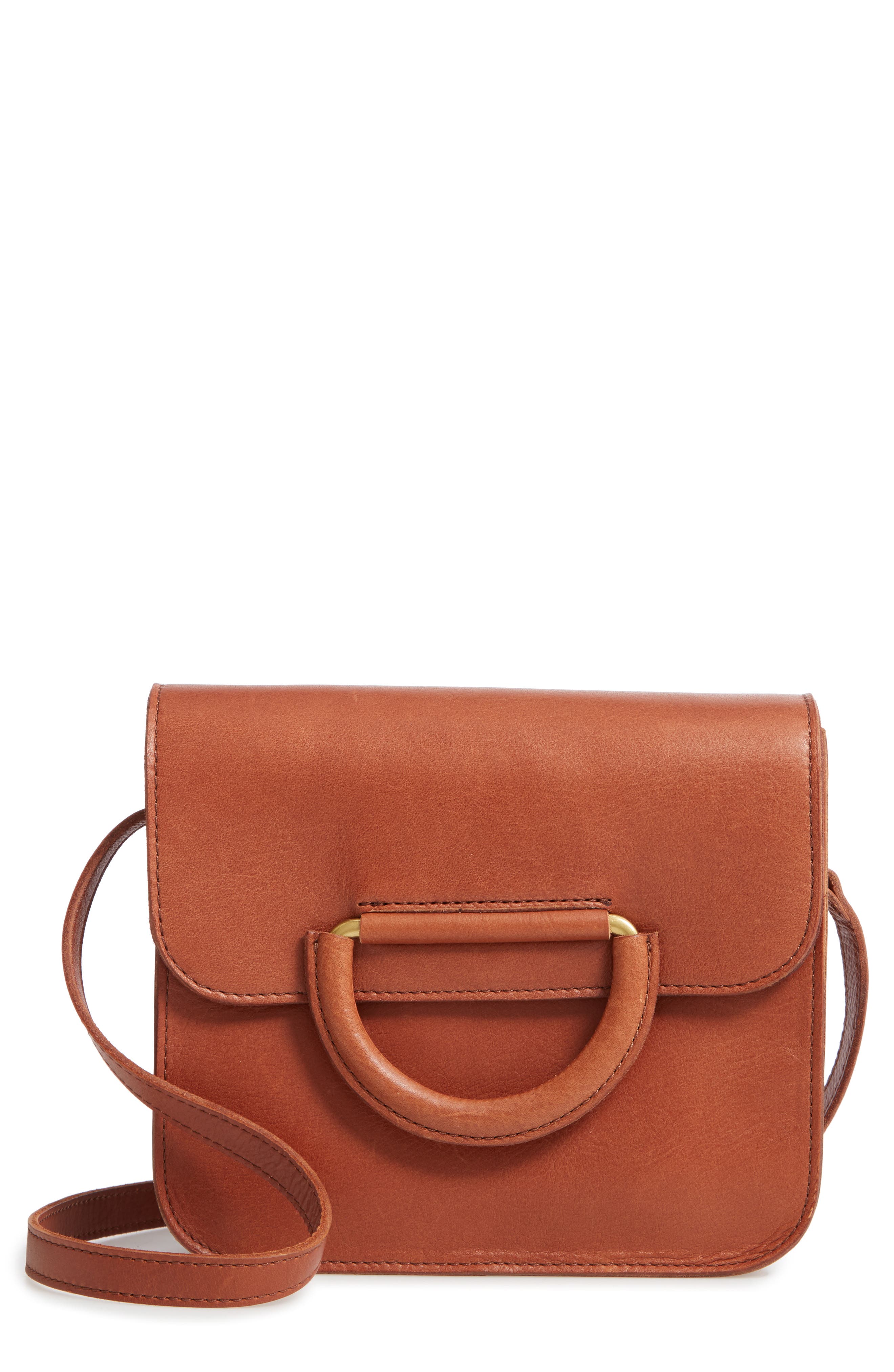 The Holland Shoulder Bag, Main, color, ENGLISH SADDLE