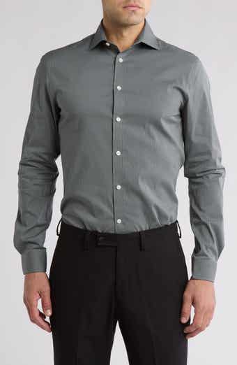 Michael Kors Slim Fit Cotton Performance Button-Up Shirt
