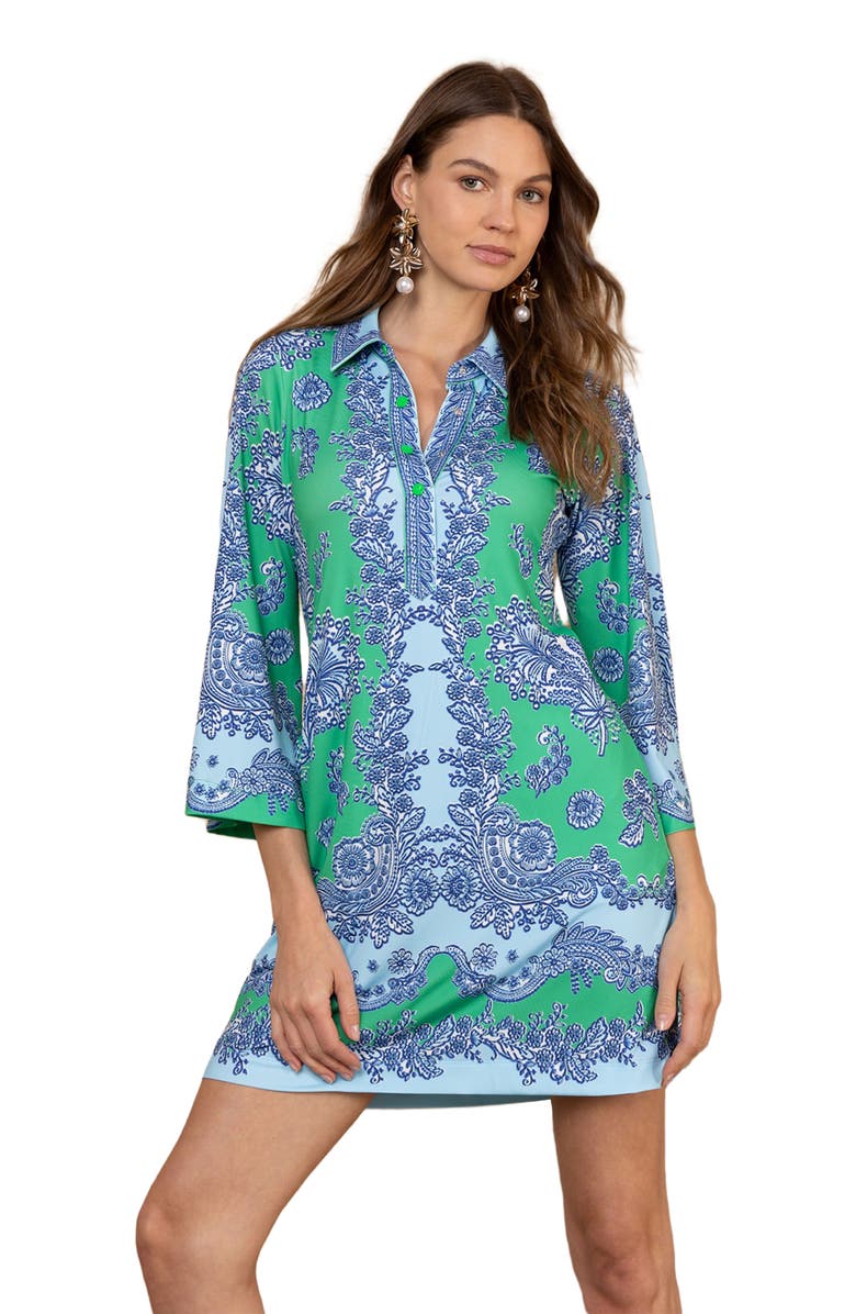 Hale Bob Marguerite Matte Jersey Dress, Alternate, color, 