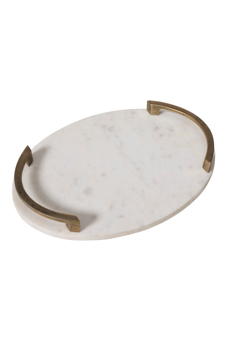 Marble Decorative Tray, Alternate, color, WHITE