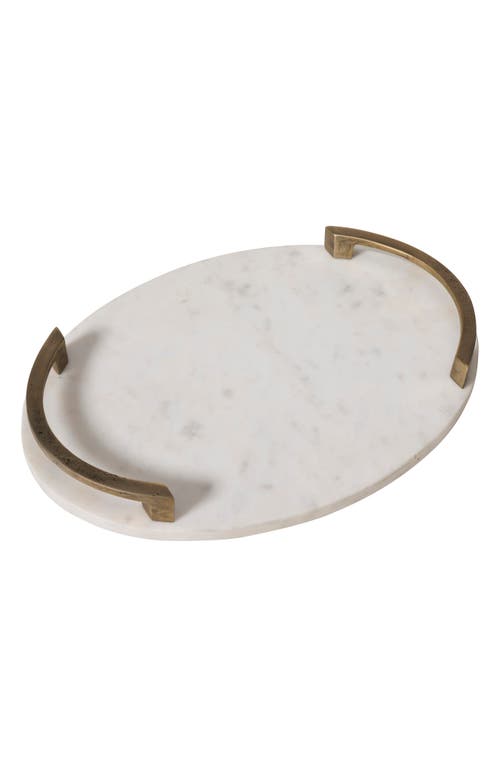 Renwil Marble Decorative Tray In Neutral