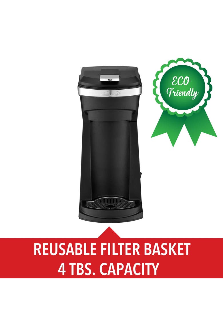 K-Cup Single Serve Coffee Maker w/ Reusable Filter, Alternate, color, Black