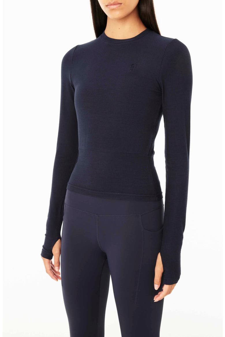 Free Play Rib Top, Alternate, color, DARK NAVY