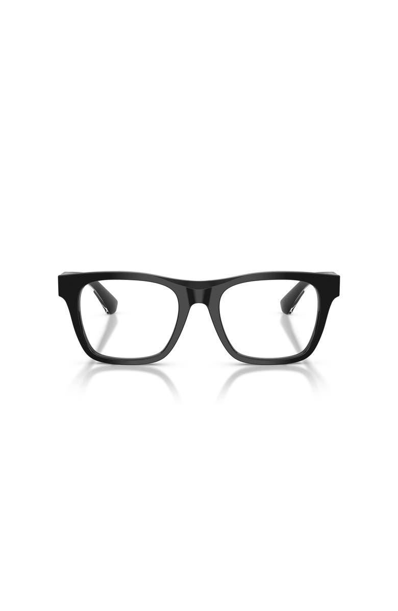 Burberry 52mm Square optical glasses, Alternate, color, Black