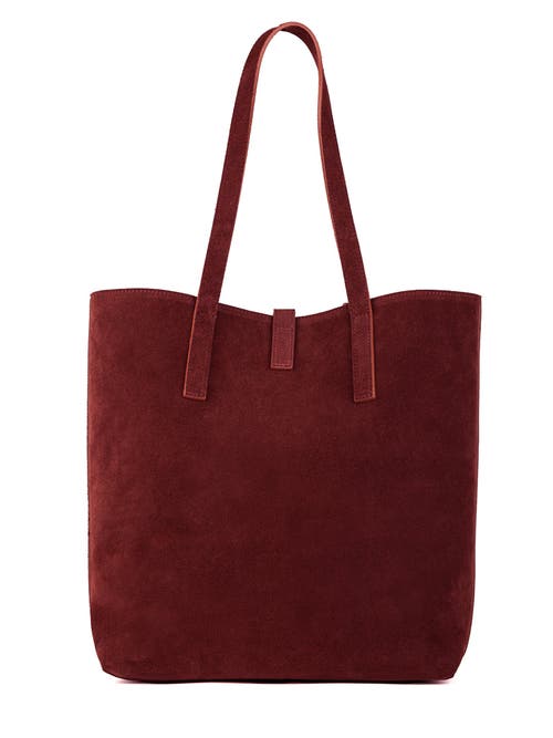 Teddy Blake Nina Suede 12" In Dark Red