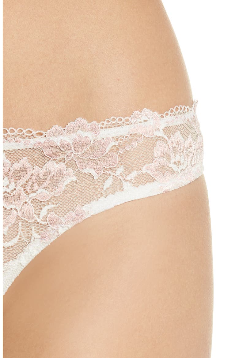 Savona Low Rise Thong, Alternate, color, MANDORLA/ MOON IVY