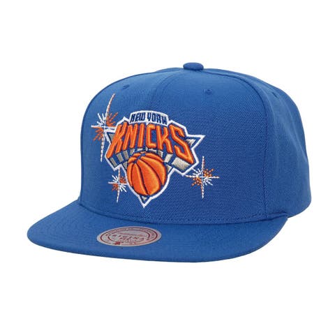 Men's Mitchell & Ness Blue New York Knicks Starlight Snapback Hat