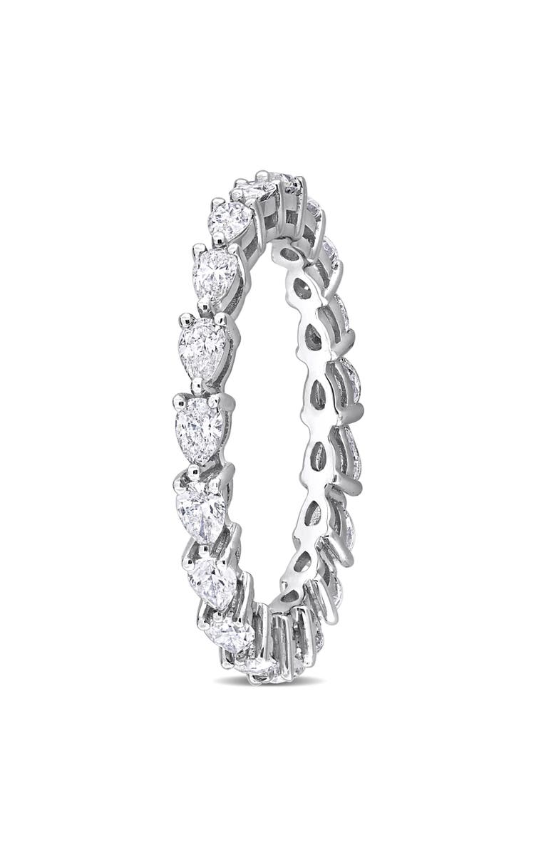 Julianna B. Diamond Pear Eternity Ring 14k, Alternate, color, 14K White Gold