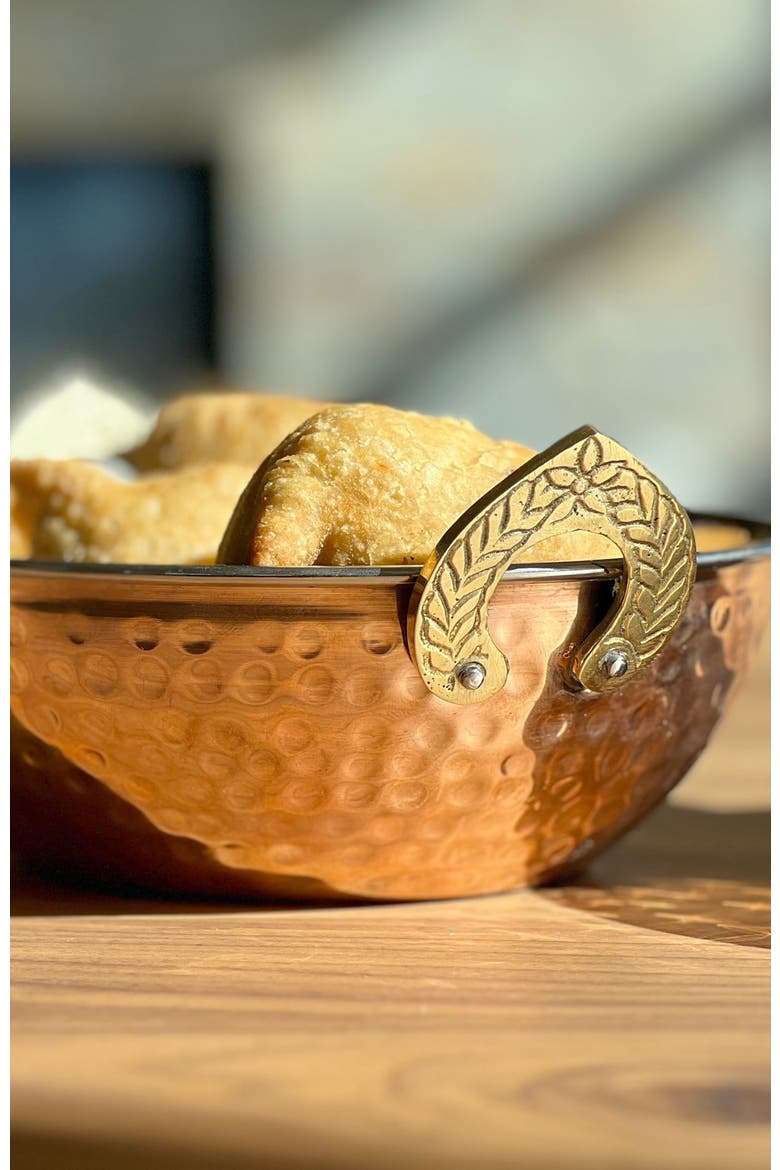 Handi Serving Bowl - Copper Double Walled, Alternate, color, Copper