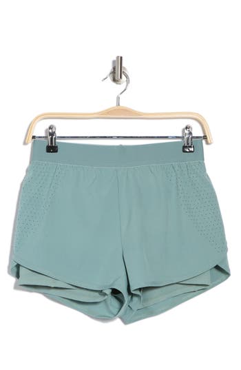 KYODAN KYODAN PERFORATED SIDE TWO-IN-ONE RUNNING SHORTS
