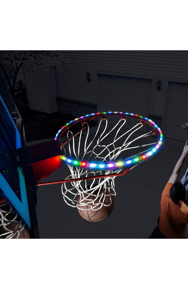 BRIGHTZ Basketball Hoop LED Lights Set, Alternate, color, Color Morphing