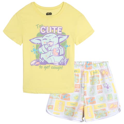 The Mandalorian Grogu 2-Piece Tee and Shorts Set (Toddler, Little Kid & Big Kid)