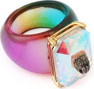 Kurt Geiger London Resin Ombre Stone Cocktail Ring