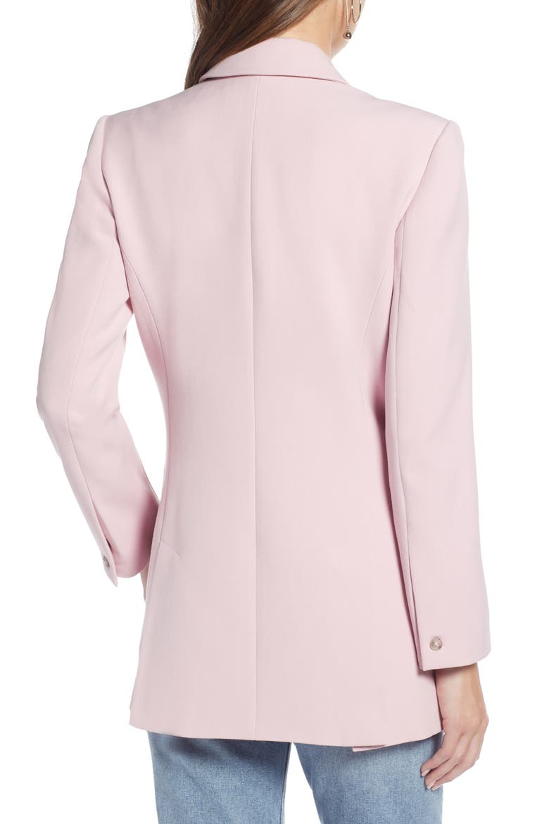 Slouchy Narrow Lapel Blazer (Nordstrom Exclusive), Alternate, color, PINK CARNATION