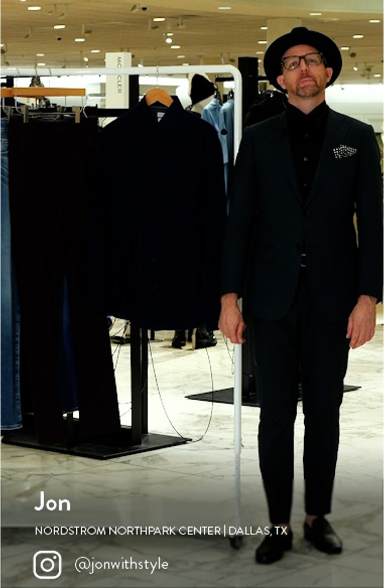 Basic Fit Cotton & Cashmere Twill Button-Up Shirt, sales video thumbnail