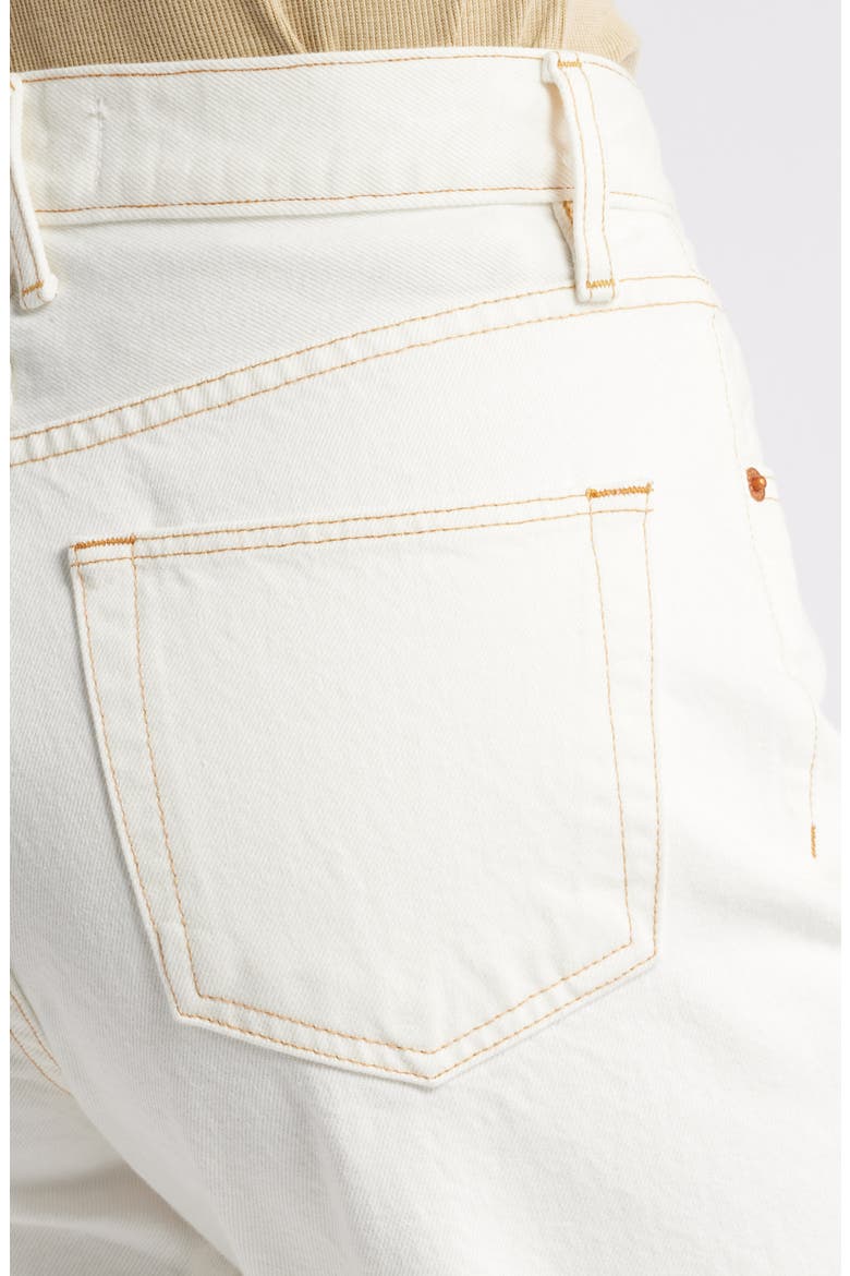 Grace High Waist Crop Wide Leg Jeans, Alternate, color, NATURAL WHITE