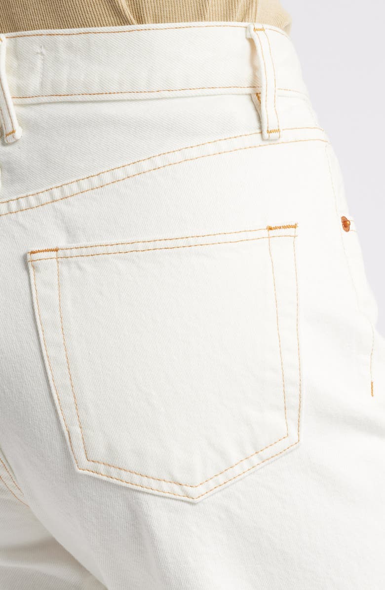 SLVRLAKE Grace High Waist Crop Wide Leg Jeans, Alternate, color, Natural White