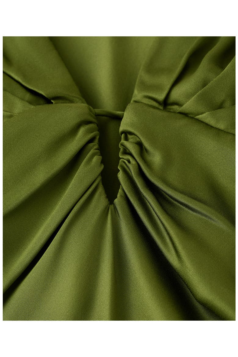 Vestido Victoria Satin Maxi Dress, Alternate, color, GREEN