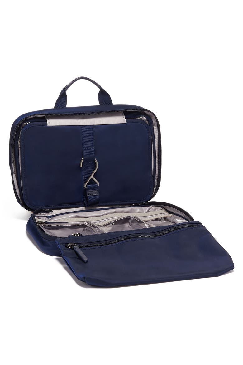 Voyageur Madina Nylon Cosmetics Case, Alternate, color, MIDNIGHT