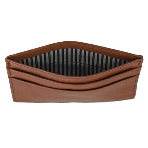 Made Free Leather Card Wallet In Camel
