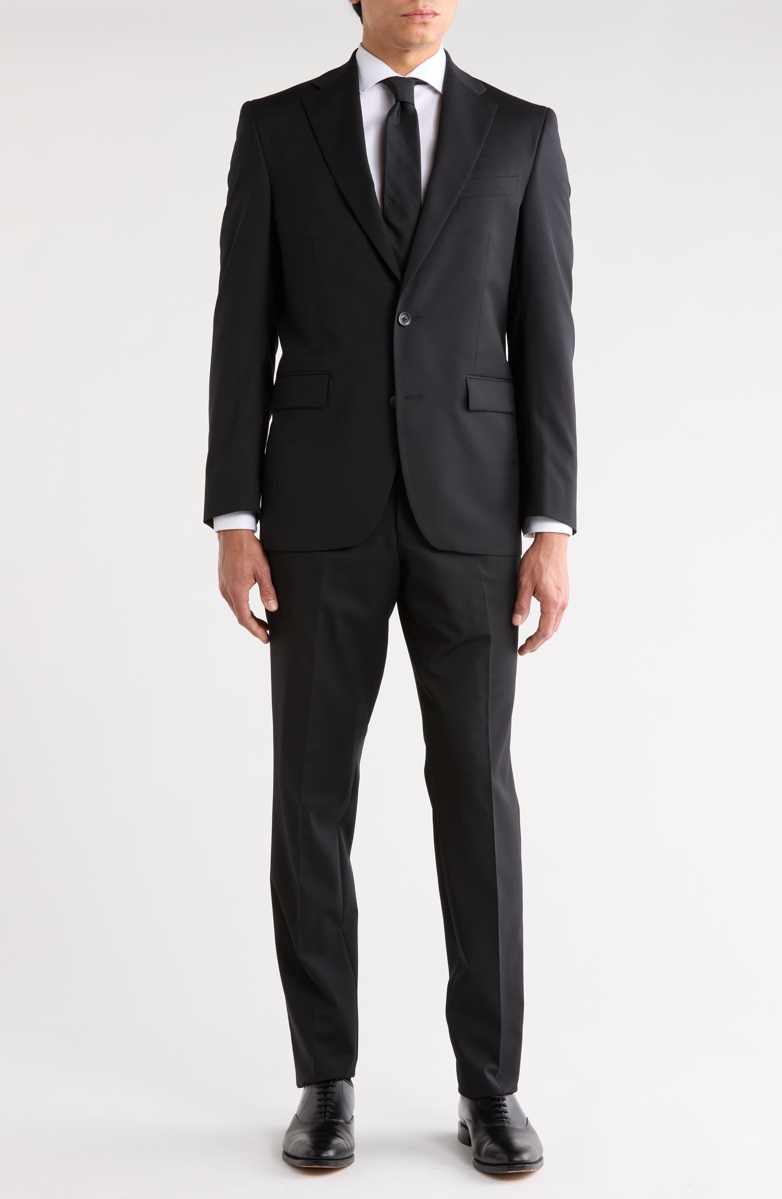 J|V by Jack Victor Expo Solid Wool Suit