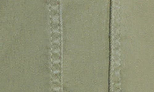 Wash Lab Denim Puff Sleeve Denim Jacket In Olive