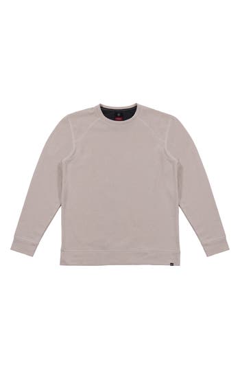 Burnside Knit Sweatshirt In Gray