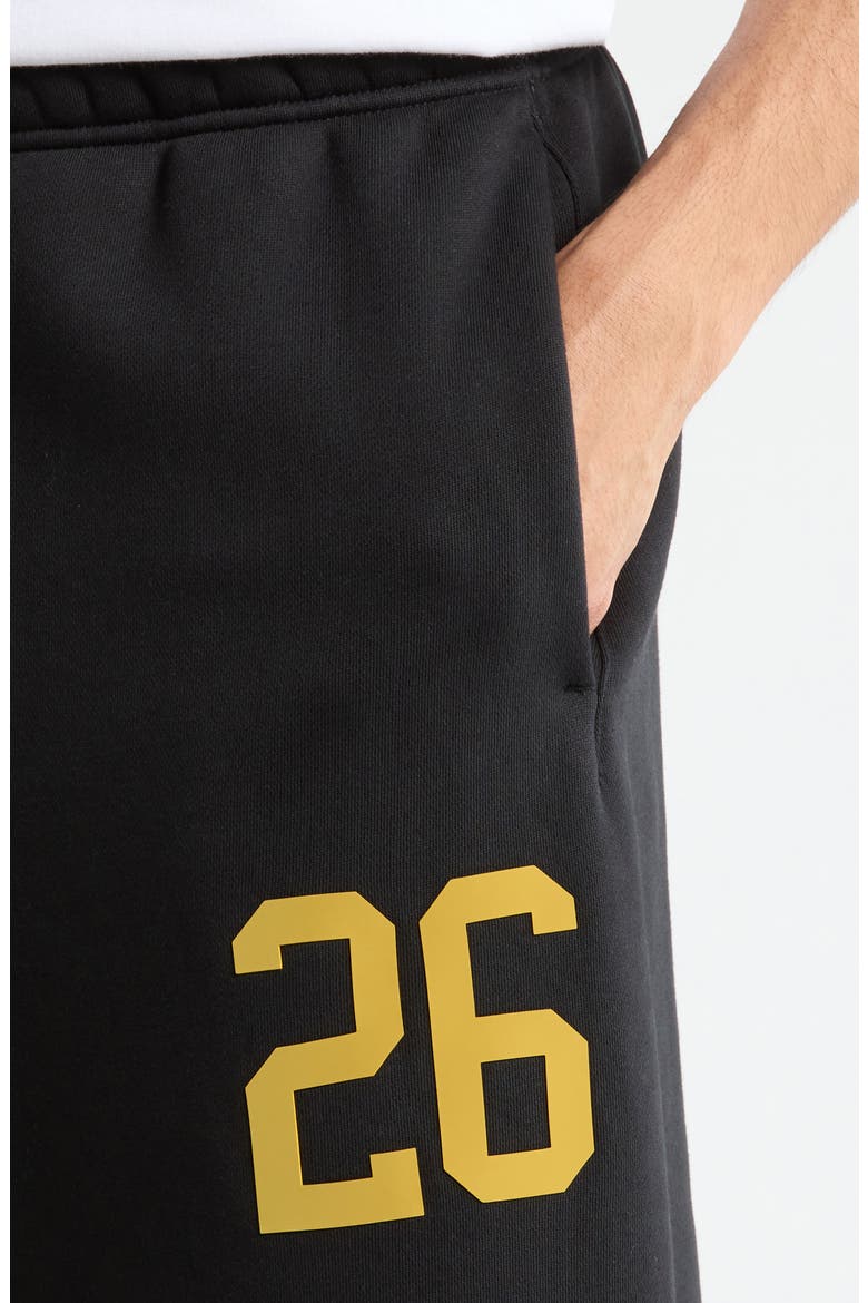 Lounge Core Fleece Wide Leg Sweatpants, Alternate, color, VINTAGE BLACK