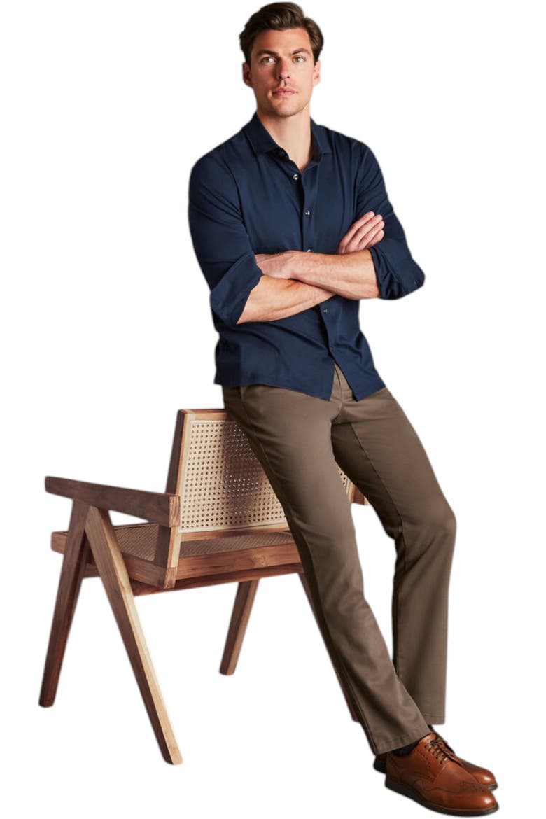 Slim Fit Ultimate Non-Iron Chino, Alternate, color, MOCHA