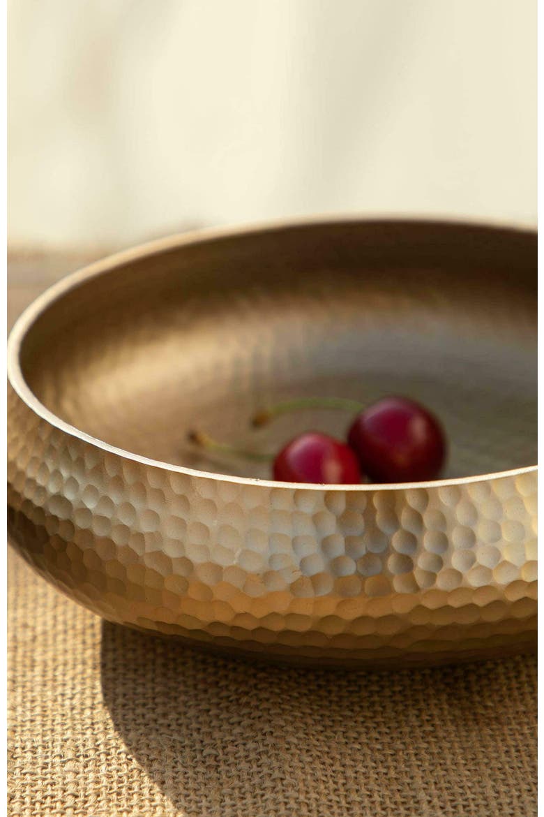 Snack Bowls Assorted Set of 2, Alternate, color, Antique Brass