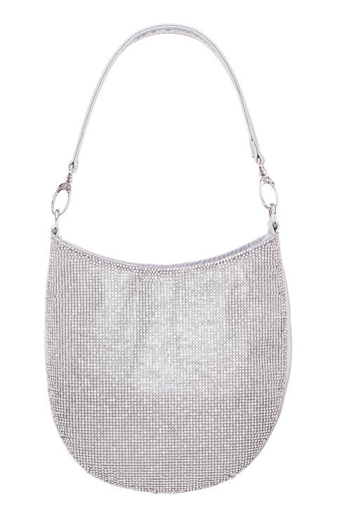 Crystal Mini Hobo Bag