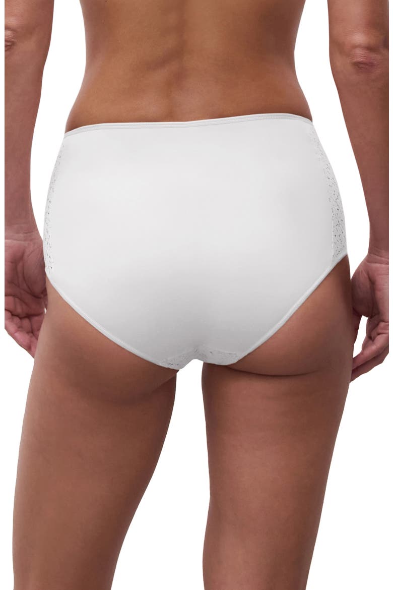 Norah Comfort High Waist Briefs, Alternate, color, WHITE