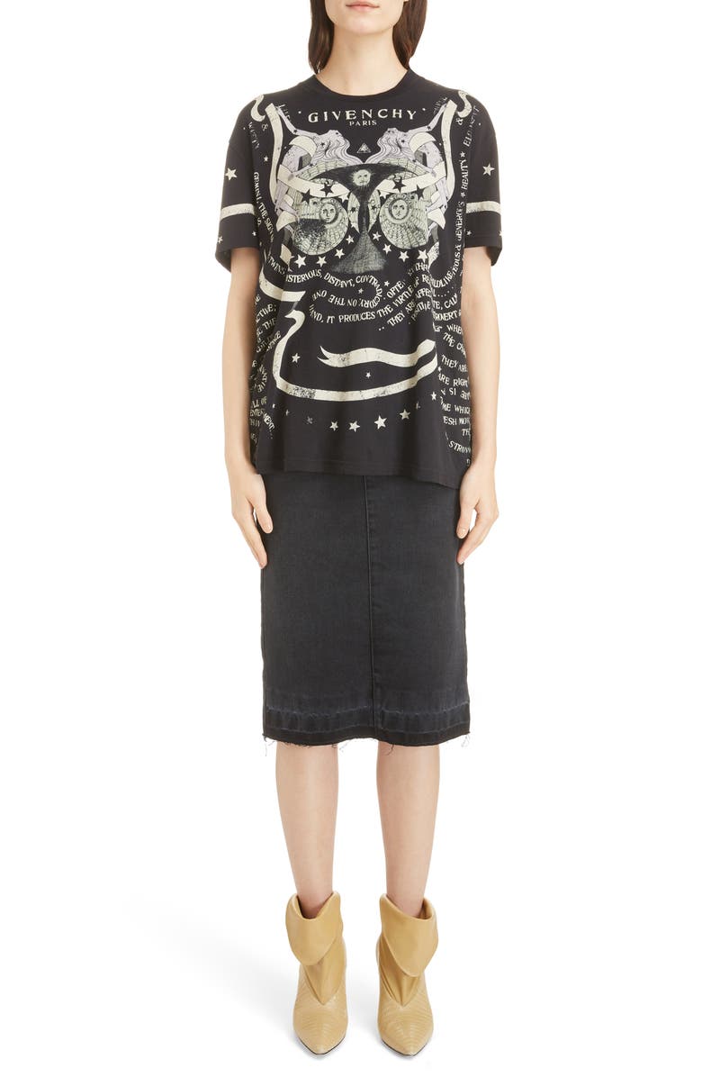 Givenchy Gemini Graphic Tee, Alternate, color,