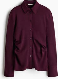 H&M Draped Shirt