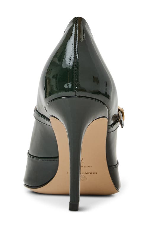 Bruno Magli Prima Pointed Toe Mary Jane Pump In Green