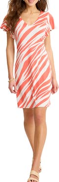 Tommy Bahama Darcy Coastal Zebra Stripe Minidress