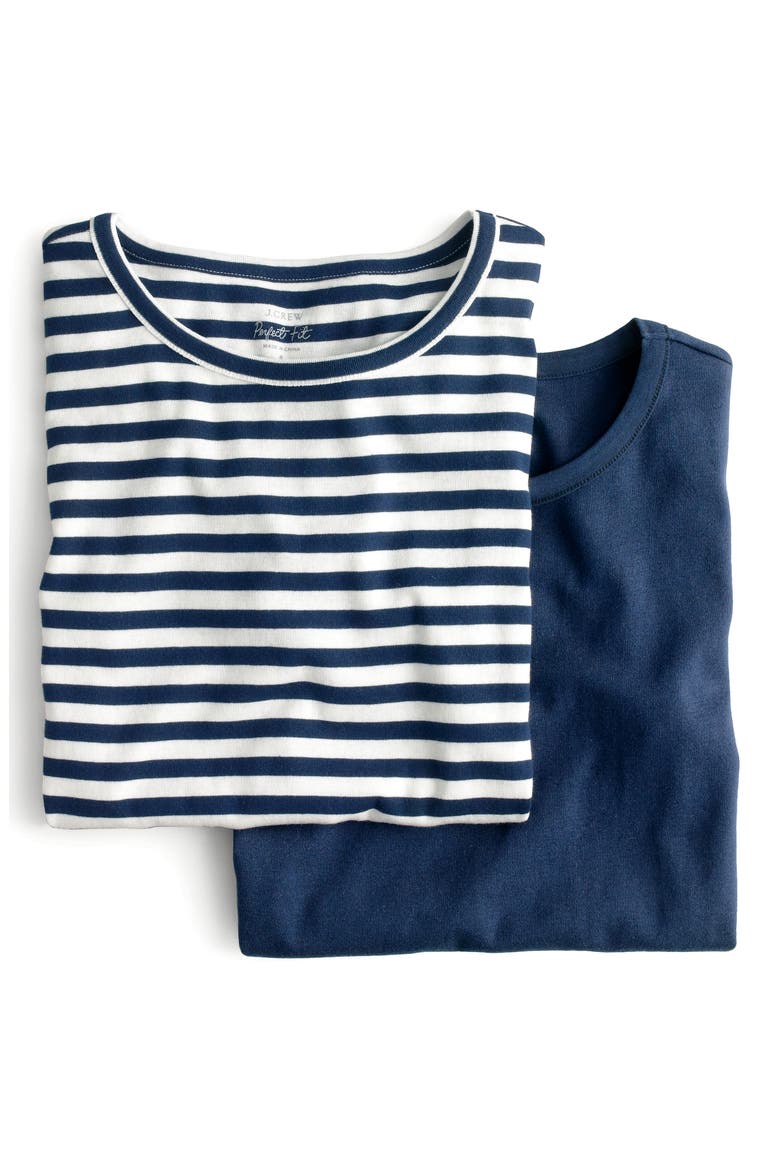 New Perfect Fit Tee, Alternate, color, CANDY STRIPE RAINBOW